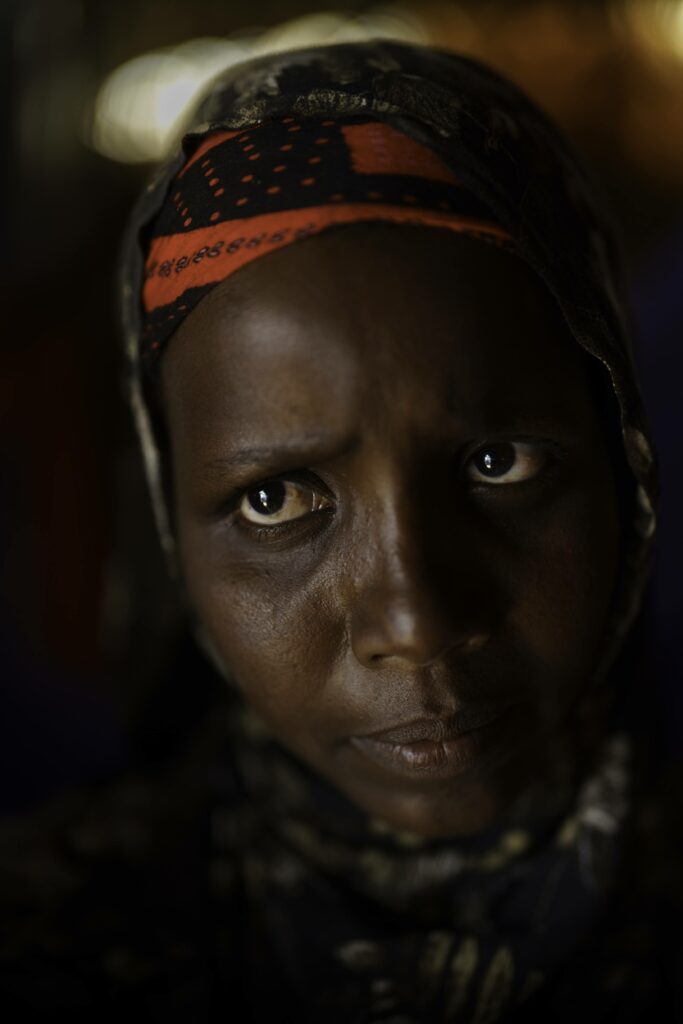 Butali Ali, a recent refugee arrival at Dagahaley, outside Dadaab. Creidt: Larry Price